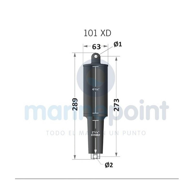 PISTON LENCO SERIE 101XD, 12v, 5/16" x 3/8"