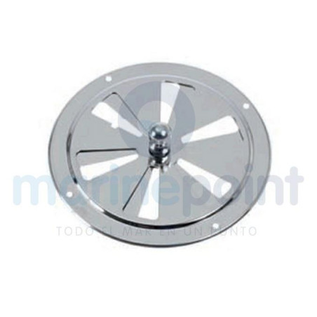 REJILLA CIRCULAR MARIPOSA, 100mm, INOX