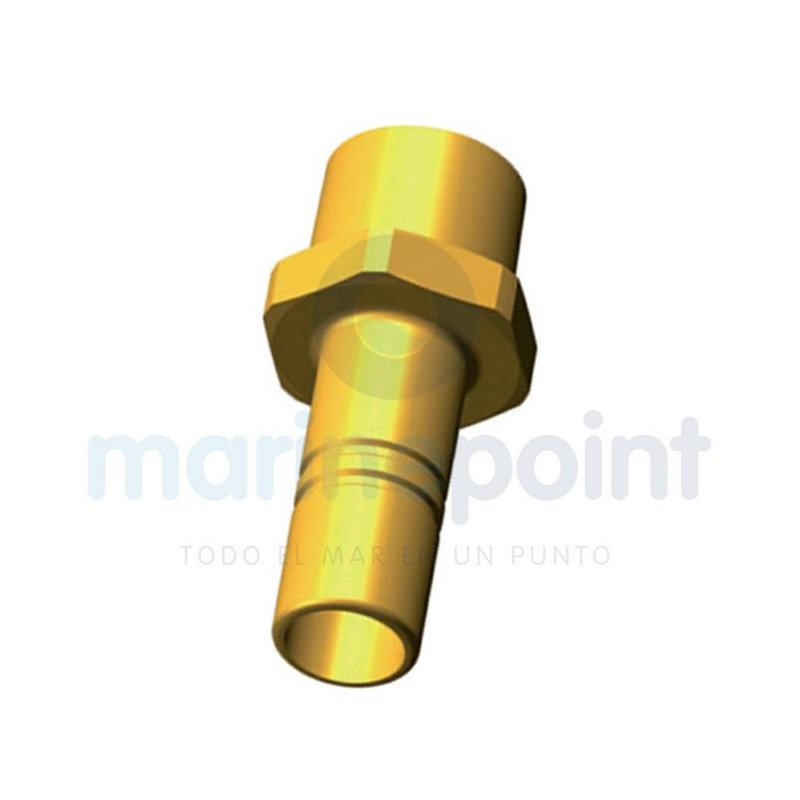 ENTRONQUE ADAP.ROSCA M1/2 NPT x 15mm, BRONCE