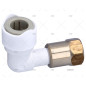 CODO ADAPTADOR ROSCA, HEMBRA 1/2" BSP-S15, BRONCE