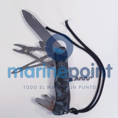 Victorinox - NAVAJA SKIPPER, 111mm, CAMUFLAJE AZUL