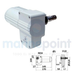 Roca - MOTOR LIMPIAPARABRISAS ROCA, R-533031, 12v, 90mm (090506)