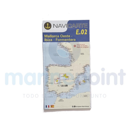 Navicarte - CARTA E02 MENORCA/ OESTE Mca / IBIZA