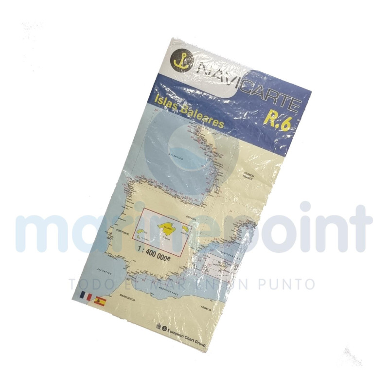 CARTA NAUTICARTE R6, ILLES BALEARS