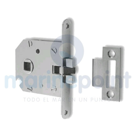 CERRADURA EMBUTIR RESBBALON ANTIVIBRATORIO, CROMADO, F13mm, R&C-409714-13