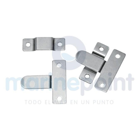 GANCHO TAPICERO, INOX, 50 x 50mm