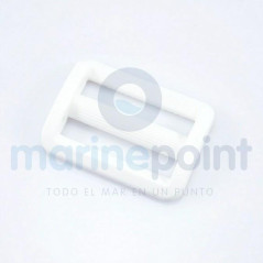 PASADOR TENSOR CORREA 30mm, PVC, BLANCO