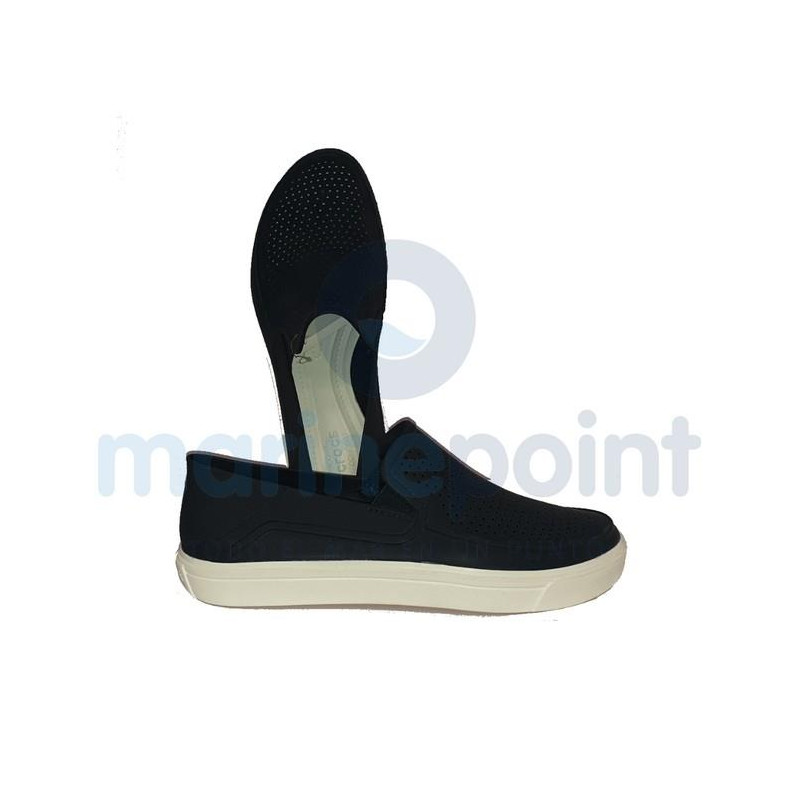 ZAPATOS CROCS CITILANE ROKA SLIP-ON, M, Az/Bco., T-M8