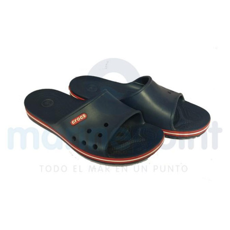 Crocs - ZAPATOS CROCS CROCBAND II SLIDE, Az./PIMIENTA, T-M101