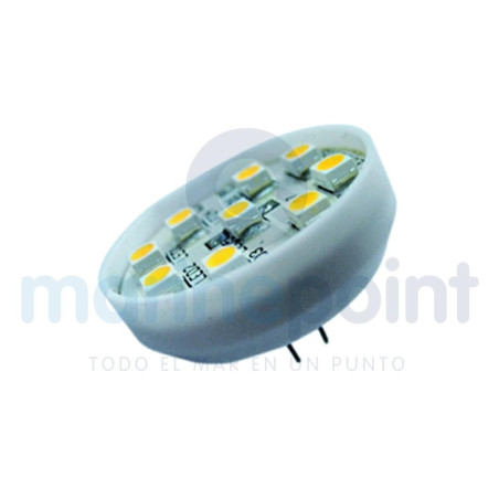 BOMBILLA LED G4 VERT.9 leds 12v 3000K...EXP