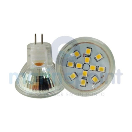 BOMBILLA MR11-12 leds 10/30v