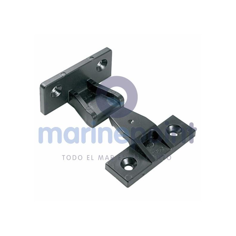 HERRAJES KEKU EN-A, p/UNION PANELES, PLASTICO NEGRO, p/ENCASTRAR (474.6)