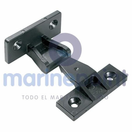 HERRAJES KEKU EN-A, p/UNION PANELES, PLASTICO NEGRO, p/ENCASTRAR (474.6)