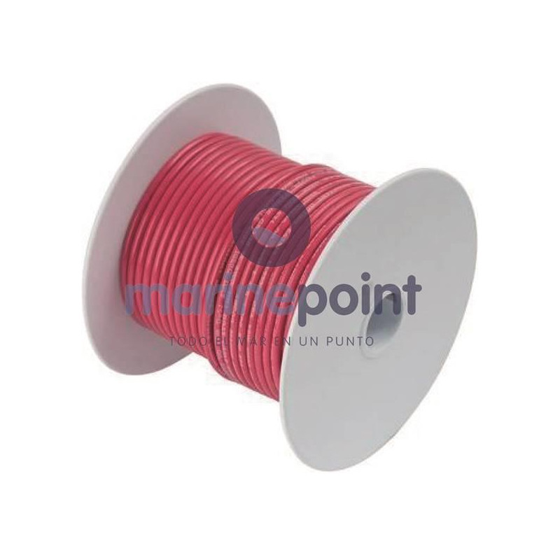 CABLE ELECTRICO MARINO, S-3, 3mm2, ROJO, 12AWG, p/m