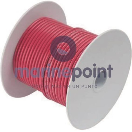 CABLE ELECTRICO MARINO, S-3, 3mm2, ROJO, 12AWG, p/m