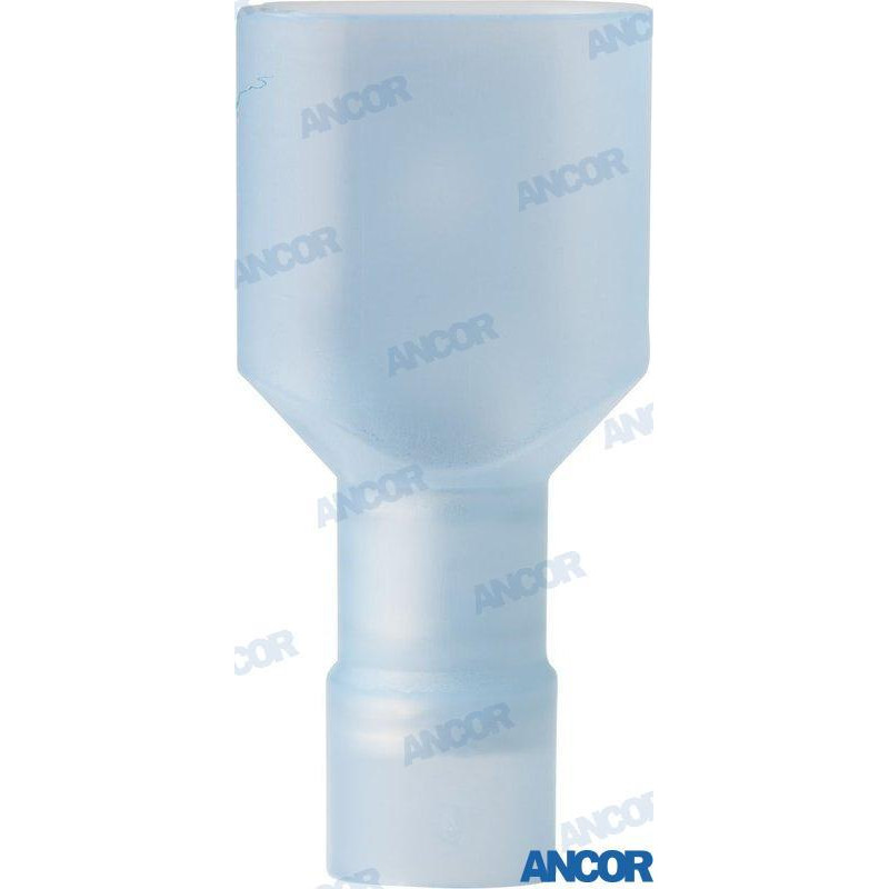 TERMINALES NYLON FASTON MACHO AZUL c/PROTECCION, BLISTER