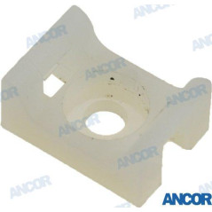 Ancor - SOPORTES ATORNILLABLES p/ABRAZADERAS NYLON 34 Kg, BOLSA DE 25