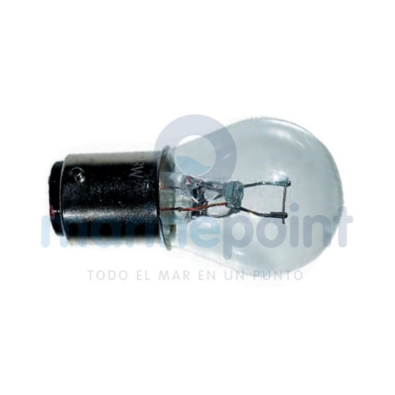 BOMBILLA CASQUILLO BA15d 12V 17.2w