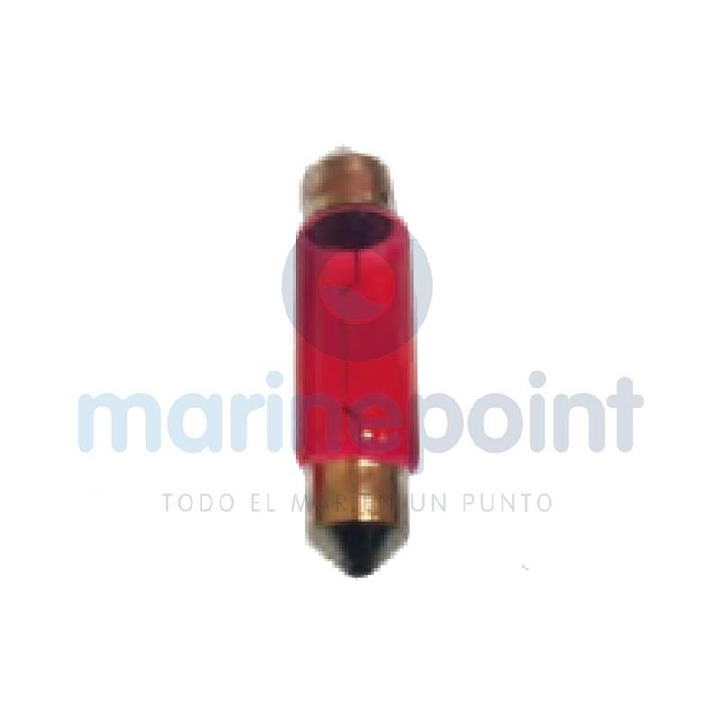 BOMBILLA PLAFONIER 12V 8w ROJA