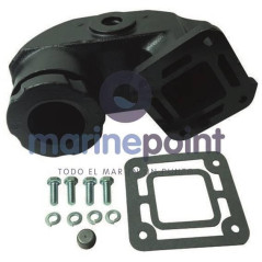 Barr - CODO ESCAPE VOLVO 3,0L 3863071, (BAOMC-20-3862603), V:3856662, 3857798, 3857810,