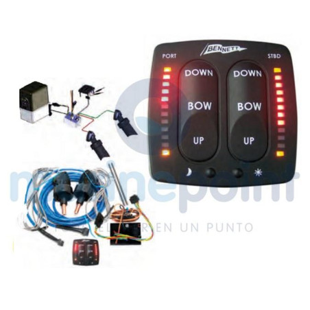 PANEL INTERRUPTORES TRIM c/INDICADOR POSICION, KIT, 12v, BENNETT