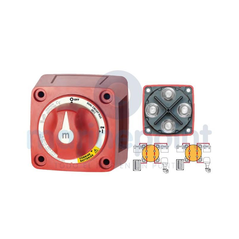 INTERRUPTOR BATERIAS DUAL, MINI