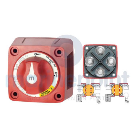 INTERRUPTOR BATERIAS DUAL, MINI