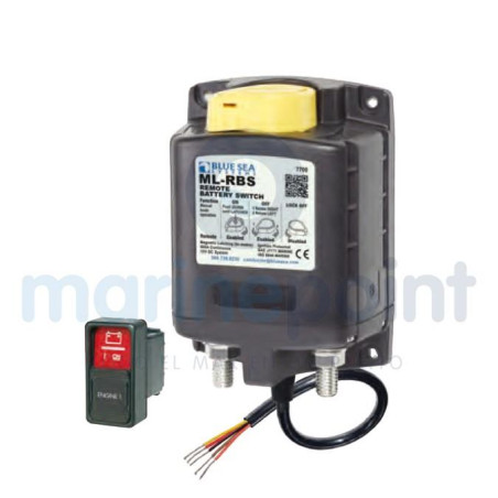 Blue Sea - RELE MAGNETICO CARGA 12v c/INTERRUPTOR CONTROL REMOTO, BLUE SEA