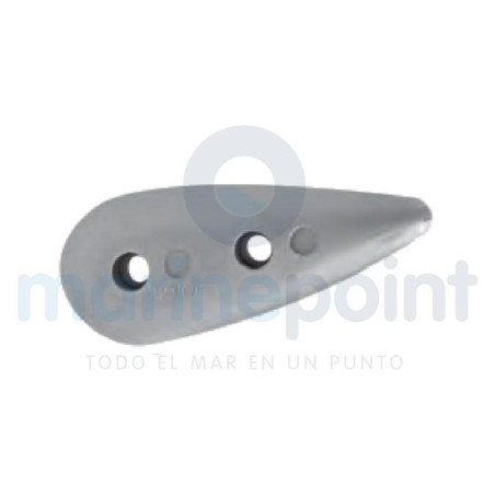 Canada Metals - ANODO TIPO PEZ GRANDE, MARTYR, 0,45 Kg, 51 x 133mm