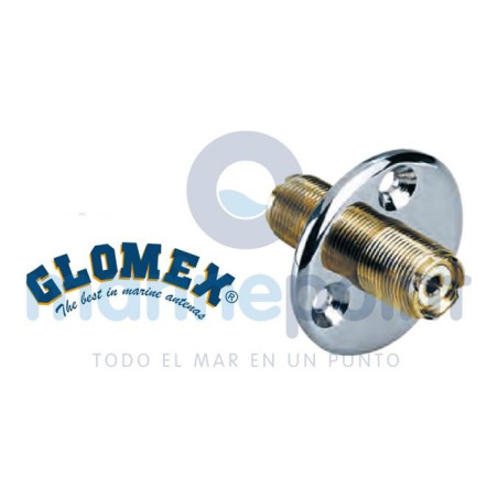 Glomex - PASAMUROS GLOMEX p/CONECTORES PL (c/RA132 GOLD)