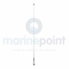 Glomex - ANTENA GLOMEX VHF 0,90m FIBRA c/SOPORTE p/MASTIL RA106, c/8 m DE CABLE