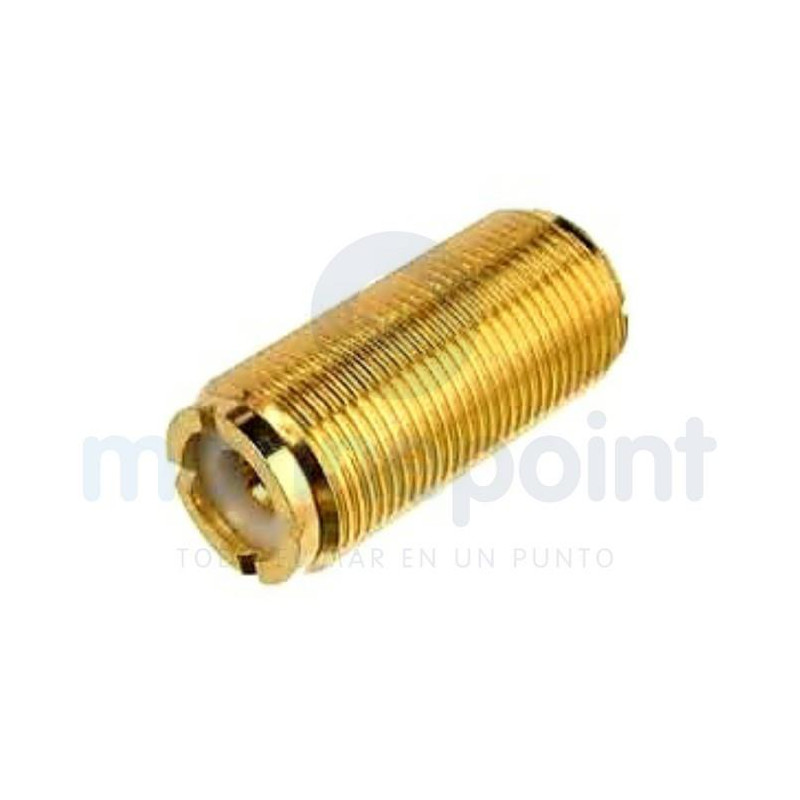 CONECTOR DOBLE HEMBRA GOLD p/CONECTORES PL259