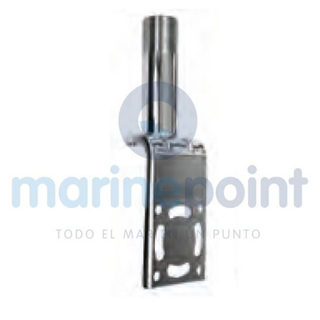 Glomex - SOPORTE MASTIL INOX EN L, ALTO 200mm