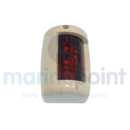 LUZ NAVEGACION ROJA, 57mm, CARCASA BLANCA...N...