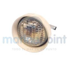 LUZ CRUCETA PVC BLANCO Y SOPORTE INOX...