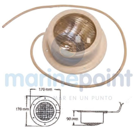 FARO ESTANCO RECTO PLATAFORMA 12V