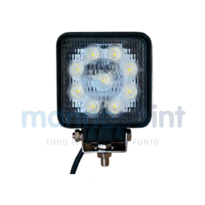 FOCO LED CUBIERTA, 27w NEGRO