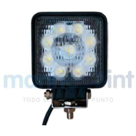 FOCO LED CUBIERTA, 27w NEGRO