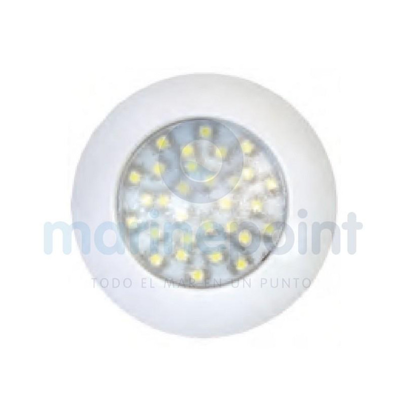 PLAFON INTERIOR LED BLANCO, 12-28v, 1w x 30smd