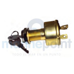 Golden - LLAVE ARRANQUE LATON, 3 POSICIONES, 3 TERMINALES, 12v, 15A