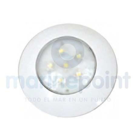 PLAFON INTERIOR LED BLANCO, 12-24v, 6w