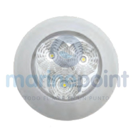 PLAFON INTERIOR LED BLANCO, 12-28v, 3w, 330 lumens