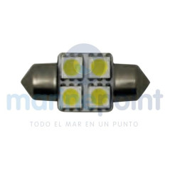 BOMBILLA FESTON 4 LED 1,2w, 10/30v