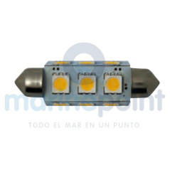 BOMBILLAS FESTON 12LED, par, 1w, 10/30v BLANCO FRIO...