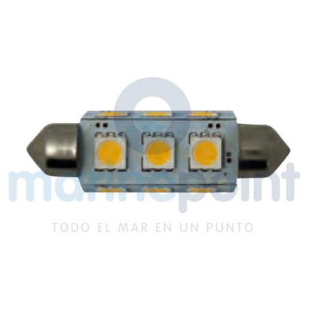 BOMBILLAS FESTON 12LED, par, 1w, 10/30v Bci.Frío...