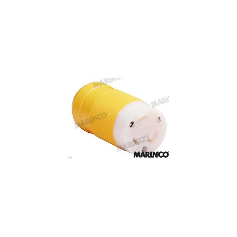 ENCHUFE BARCO MARINCO, 30 Ah 125v, 3 CABLES