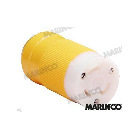 ENCHUFE BARCO MARINCO, 30 Ah 125v, 3 CABLES