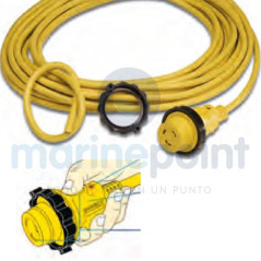 Marinco - CABLE 16Ah 220v c/CONECTOR, largo15 m