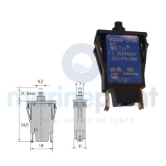 Eta - INTERRUPTOR MAGNETOTERMICO, E-T-A, 6 A