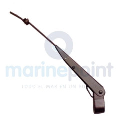 BRAZO NEGRO PARABRISAS, INOX, NEGRO, REGULABLE, 457-610mm